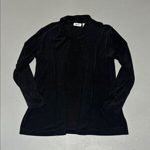 Chico’s Travelers Black Cardigan Top (Women’s Size 0) -Equivalent to Size Medium